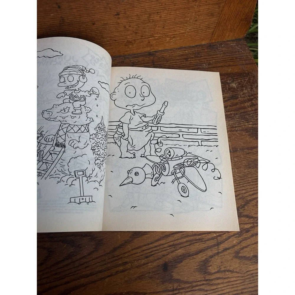 Nickelodeon Rugrats Jumbo Color & Activity Book 1997 Landoll's